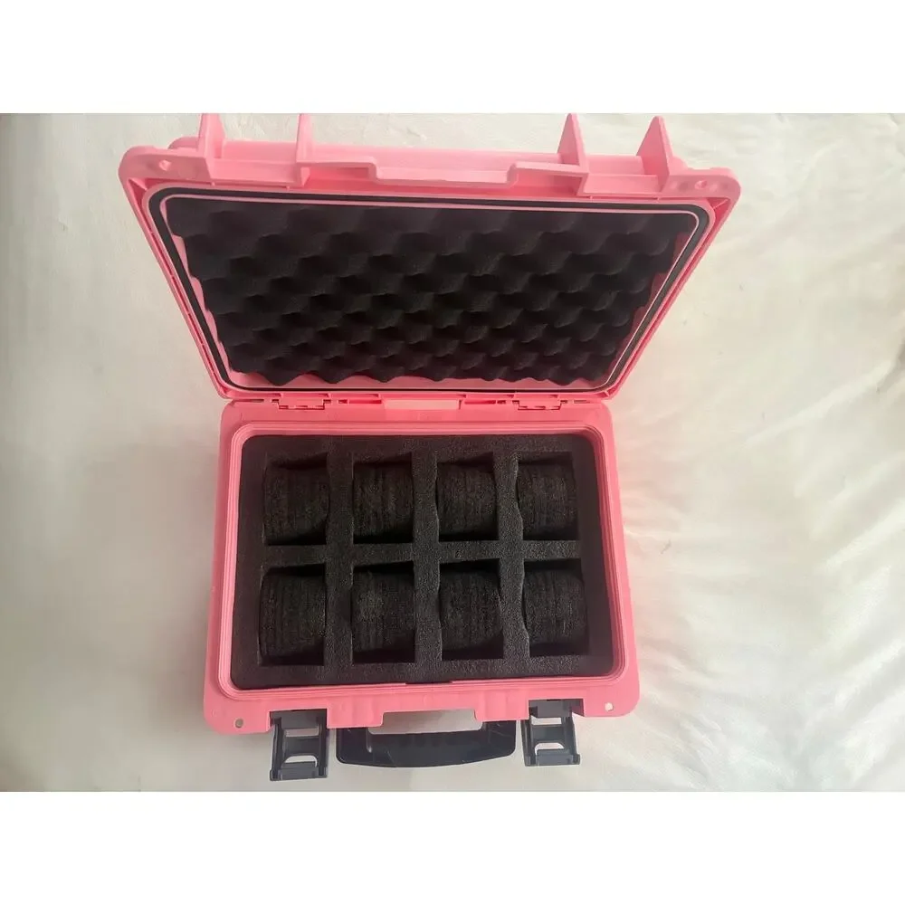 Invicta Hardshell 8-Slot Dive Impact Watch Case in pink With Foam Interior New